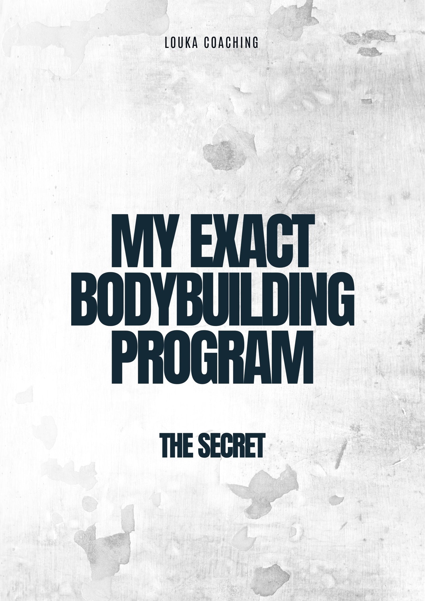 Louka Exact Bodybuilding Program – Construis un Physique Massif et Détaillé